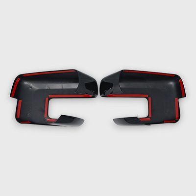 2021-2024 Ford F-150 Mirror Cover Caps Gloss Black 2Pcs ABS Plastic
