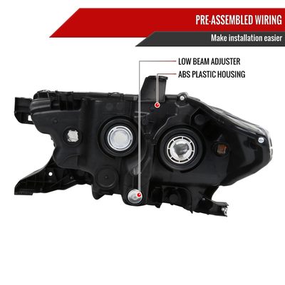 2016-2023 Toyota Tacoma Chrome Clear Projector Headlight Passenger Side Only