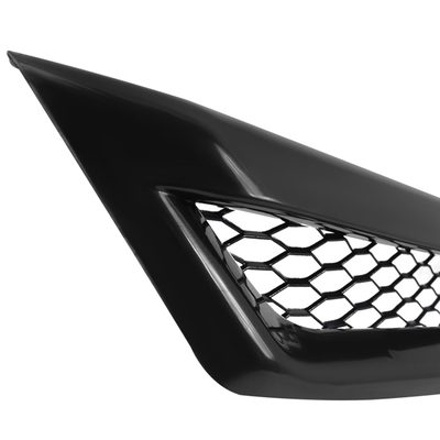 2006-2008 Honda Civic Coupe Si TR Style Black ABS Mesh Grille