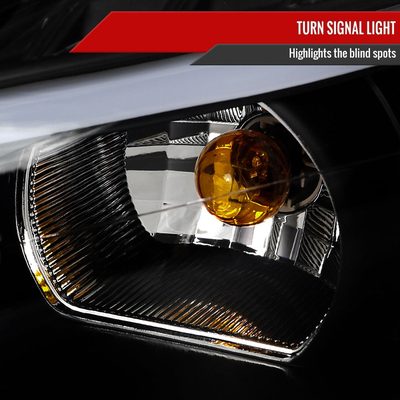 2006-2013 Chevy Impala / Impala Limited /Monte Carlo LED Bar Headlights Black