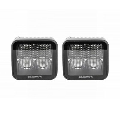 Faros CUBEIT 3" GR Blackout Series 1 Par Flood