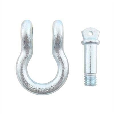 Smittybilt grillete de anillo en D de 3/4 pulgadas acabado de Zinc