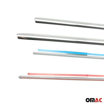 2004-2009 Mercedes E Class W211 Sedan Window Molding Trim Streamer Stainless Steel 4x