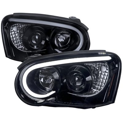 2004-2005 Subaru Impreza WRX/STI Outback Projector Headlights LED Light Smoke