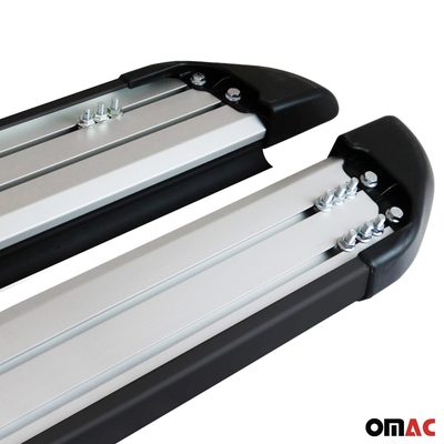 2004-2014 Ford F-150 Super Cab Nerf Bar Side Step Running Boards Alu 2x