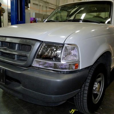 1998-2000 Ford Ranger Factory Style Headlights Matte Black/Clear Lens