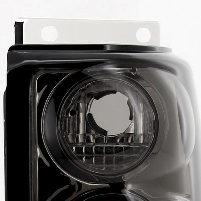 1995-1997 Ford Explorer Tail Lights Chrome Housing/Smoke Lens