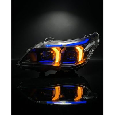 BMW 5 Series E60 Snake Eye LED Headlight Assembly with Dual-Color DRL 2003 - 2010