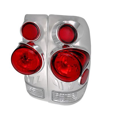1997-2007 Ford F-150/F-250/F-350/F-450/F-550 Retro Tail Lights Chrome/Clear