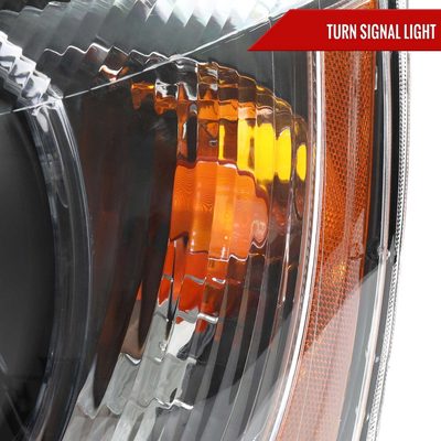 For Toyota Highlander 2001-2003 Factory Style Headlights Matte Black Housing Clear Lens