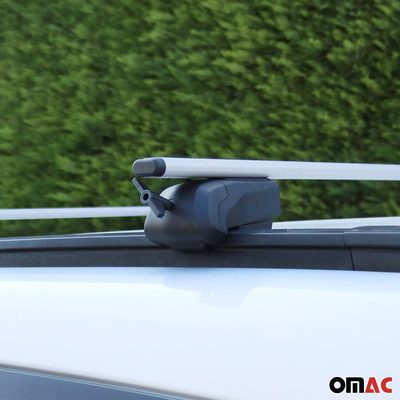 Roof Rack Cross Bars for Porsche Taycan Cross Turismo 2021-2026 Metal Gray 2x
