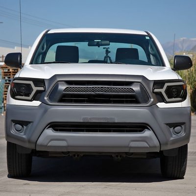 2012-2015 Toyota Tacoma Sequential LED Bar Projector Headlights Matt Smoke