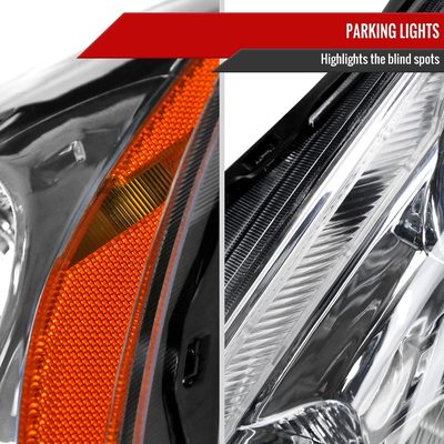 2010-2012 Nissan Altima Sedan Clear Factory Crystal Headlights - Driver Side