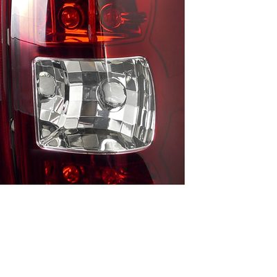 2007-2012 Chevrolet Avalanche LED Tail Lights Chrome Housing/Red Lens