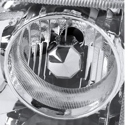 1993-1997 Ford Ranger Headlights Integrated H3 Projector Fog Light Chrome