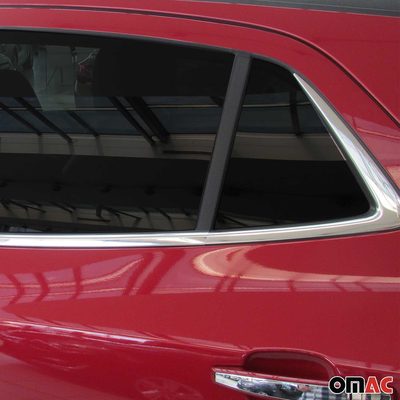 2012-2016 Opel Mokka Window Molding Trim Streamer Stainless Steel Silver 8x
