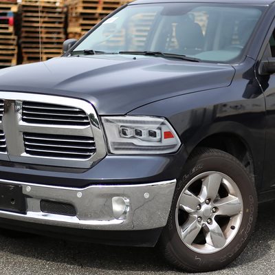 2009-2018 Dodge RAM 1500 RAM 2500 3500 Full LED Headlights White Housing