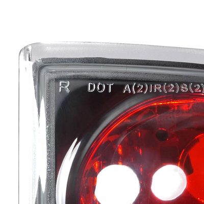 1995-2004 Chevy Blazer/S10 GMC Jimmy/Envoy Bravada Tail Lights Matt Black