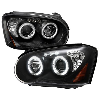 2004-2005 Subaru Impreza WRX/STI Outback Dual Halo Projector Headlights Black