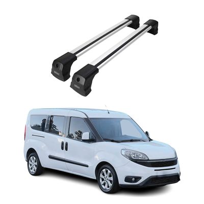 2015-2022 RAM ProMaster City Roof Rack Cross Bars Silver