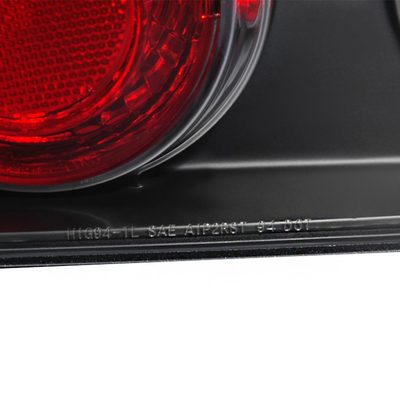 1994-2001 Acura Integra Hatchback Tail Lights Matte Black Housing/Clear Lens