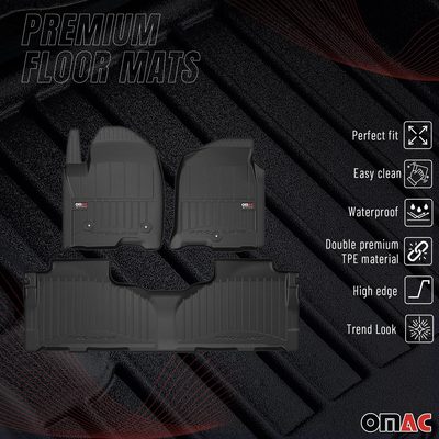 2021-2026 Chevrolet Tahoe Suburban OMAC Premium Floor Mats