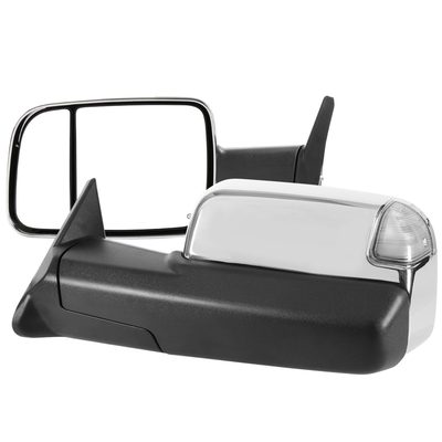 1998-2001 Dodge RAM 1500 2500 3500 Chrome Heated Towing Mirrors & Turn Signal