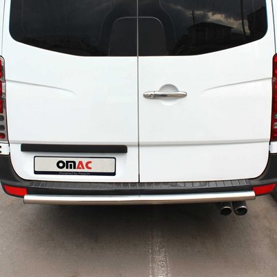 2006-2018 Mercedes Sprinter W906 Rear Bumper Guard Stainless Steel Dark