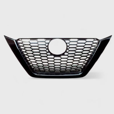 2019-2022 Nissan Altima Grille Overlay Gloss Black 1Pcs ABS Plastic