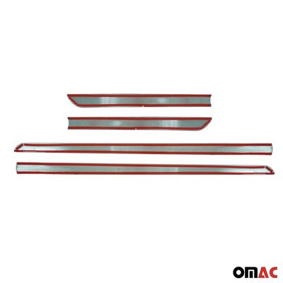 2012-2015 Chevrolet Captiva Sport Side Door Molding Trim Skirt Garnish Stainless Steel Gloss 4Pcs