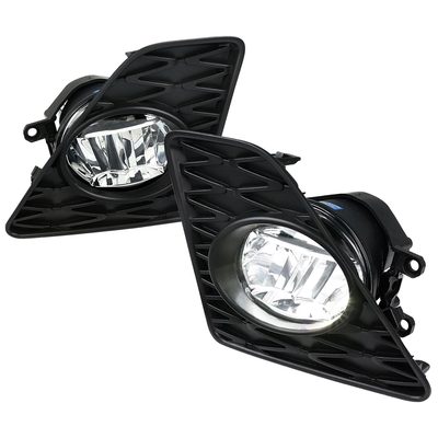 2013-2015 Lexus GS350 F-Sport 6500K LED Fog Lights Kit Chrome/Clear Lens