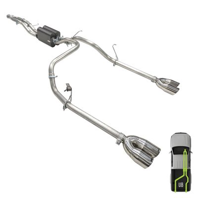 Suburban/Yukon, 2015-2020, 6.2L, Clamp/on - MPI Exhaust Cat-Back Dual Exhaust Kits