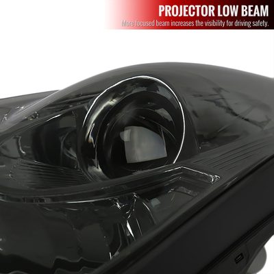 2000-2005 Toyota Celica Projector Headlights SMD LED Light Strip Chrome/Smoke