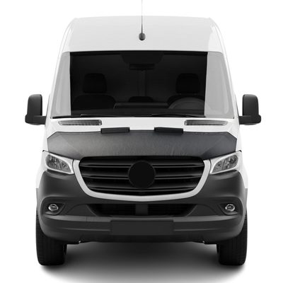 2019-2026 Mercedes Sprinter W907 910 Car Bonnet Mask Hood Bra Carbon Black