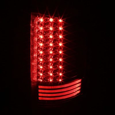 2002-2006 Dodge RAM V2 LED Tail Lights Chrome Housing/Clear Lens