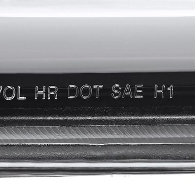 2006-2008 Dodge RAM 1500/ 06-2009 2500 3500 LED Projector Headlights Jet Black