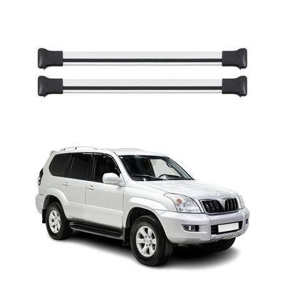 2010-2015 Lincoln MKX Roof Rack Cross Bars Silver