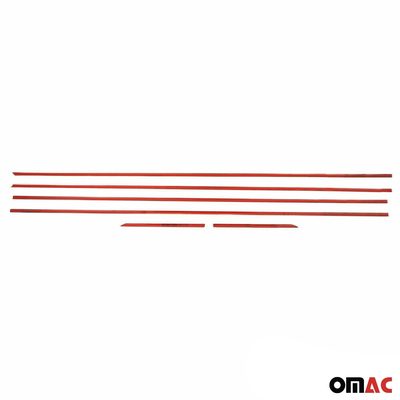 2010-2013 Lexus GX 460 Window Molding Trim Streamer Stainless Steel Silver 6 Pcs