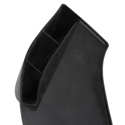 Universal Glossy Black Polypropylene 3Pcs Bumper Lip Spoiler Splitter