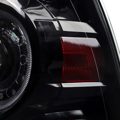 2005-2015 Toyota Tacoma LED Tail Lights Matte Black Housing/Clear Lens