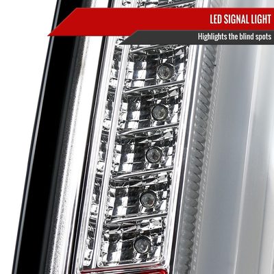 2003-2007 Cadillac CTS LED Tail Lights Chrome Housing/Clear Lens