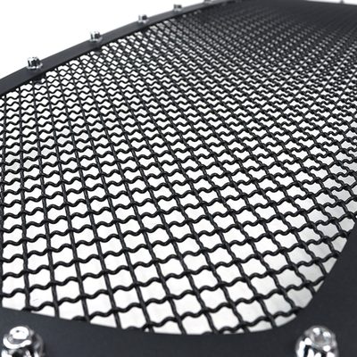 2005-2007 Chevy Silverado Rivet Style Black Stainless Steel Mesh Grille Insert