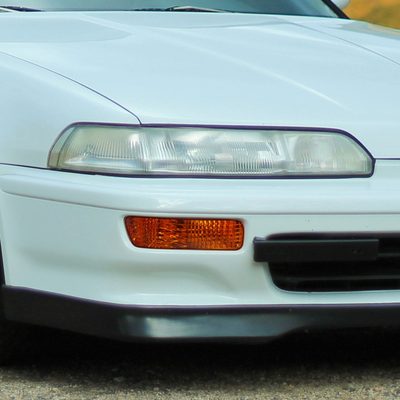 1992-1993 Acura Integra Bumper Lights Chrome Housing/Amber Lens
