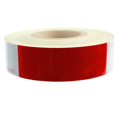2" Wide Red/White DOT-C2 Approved Conspicuity Reflective Safety Tape 164 FT