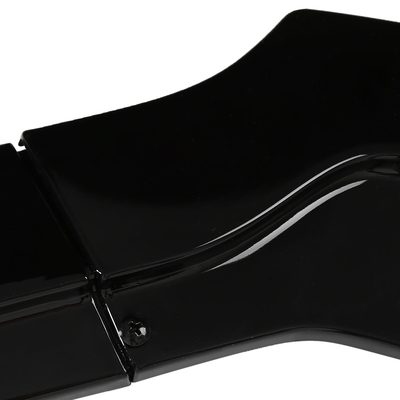 2015-2017 Ford Mustang Glossy Black Polypropylene 3Pcs Bumper Lip Spoiler