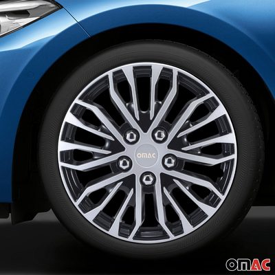 16" Wheel Covers for Ford Transit 150 250 350 2015-2025 Black Silver 4x Hub Caps