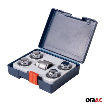 Wheel Lock Kit for Honda CR-V M12X1.5 Nut Chromed 4Locks & 1Key