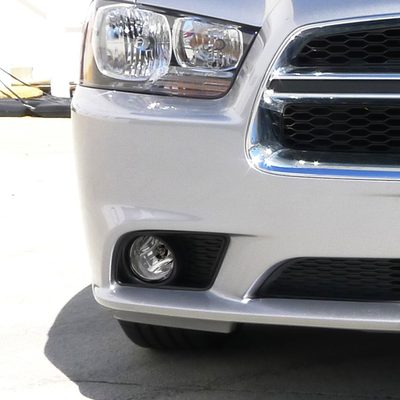 2011-2014 Dodge Charger 12V/35W Fog Lights Kit Chrome Housing/Clear Lens