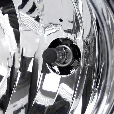 2007-2014 GMC Sierra 1500 2500HD/3500HD H8 Fog Lights Kit Chrome/Clear Lens
