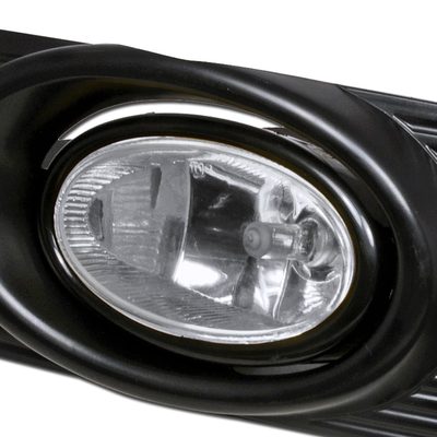 2001-2002 Honda Accord Sedan H11 Fog Lights Kit Chrome Housing/Clear Lens